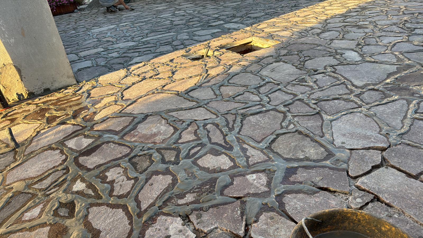 Pavimentazione esterna in pietra